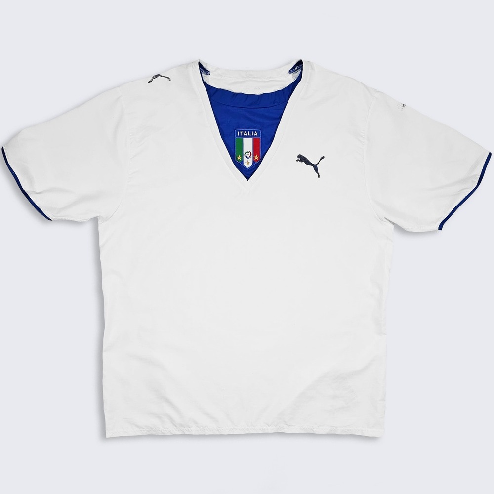 Italy Vintage Y2K Puma World Cup Soccer Jersey